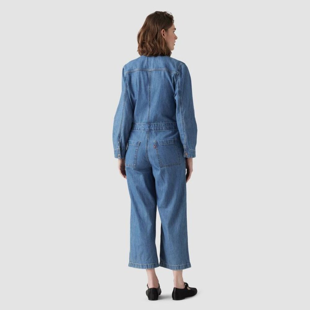 SOLD!! NWT Levi's Blue Denim Jumpsuit - Picture 2 of 3